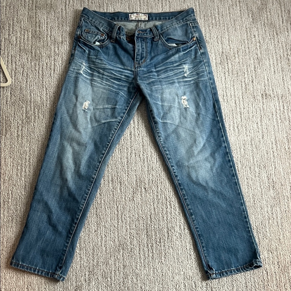 Forever 21 Women's Blue Boyfriend Jeans